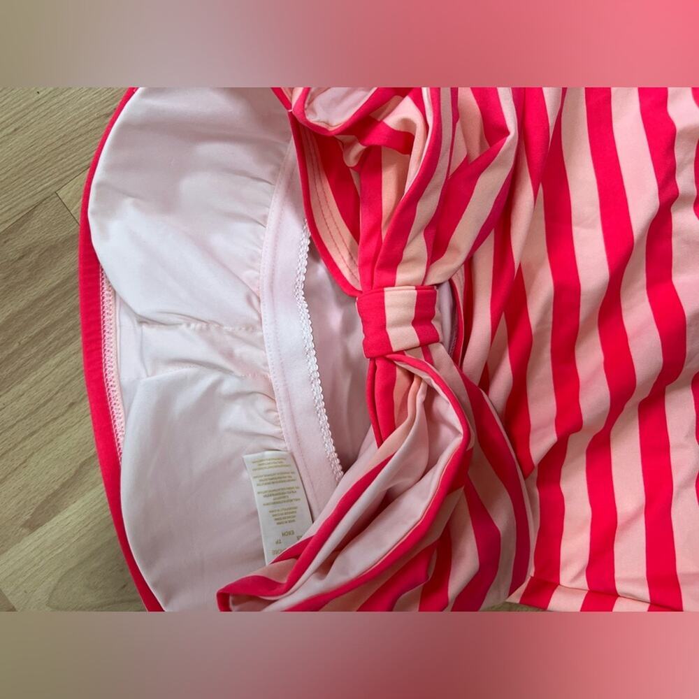 NWT Kate Spade Georgica Beach Stripes Bandeau Tankini Top Size XS - Picture 8 of 8